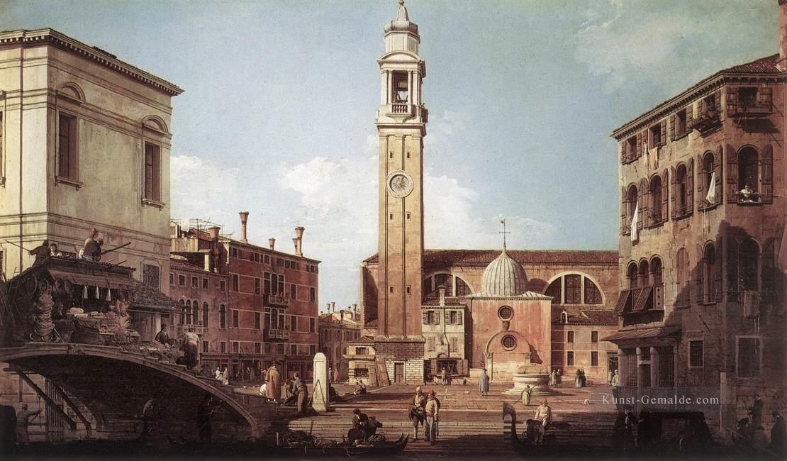 Ansicht von Campo Santi Apostoli Canaletto Venedig Ölgemälde